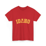 Idaho State Idahoan College T-Shirt - Red