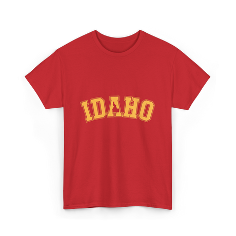 Idaho State Idahoan College T-Shirt - Red