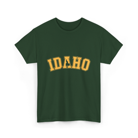 Idaho State Idahoan College T-Shirt - Forest Green