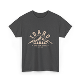 Idaho State Mountains T-Shirt - Dark Heather