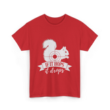 If It Hops Squirrel Hunting T-Shirt - Red