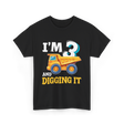 I'M 3 Digging It Construction T-Shirt - Black