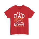 I'm A Dad Grandpa T-Shirt - Red