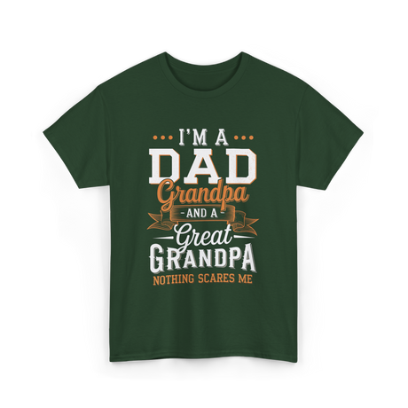 I'm A Dad Grandpa T-Shirt - Forest Green