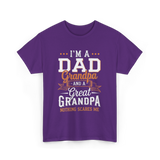 I'm A Dad Grandpa T-Shirt - Purple