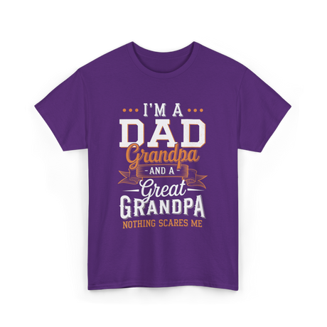 I'm A Dad Grandpa T-Shirt - Purple