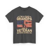 I'm A Dad Grandpa Veteran T-Shirt - Dark Heather