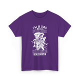 I'm A Dad Plumber Plumbing T-Shirt - Purple