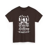 I'm A Mom Veteran Proud T-Shirt - Dark Chocolate