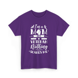 I'm A Mom Veteran Proud T-Shirt - Purple