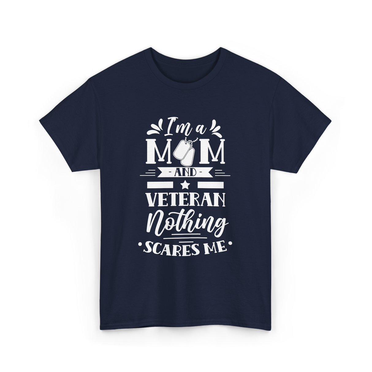 I'm A Mom Veteran Proud T-Shirt - Navy