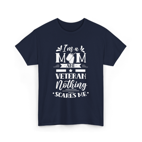 I'm A Mom Veteran Proud T-Shirt - Navy