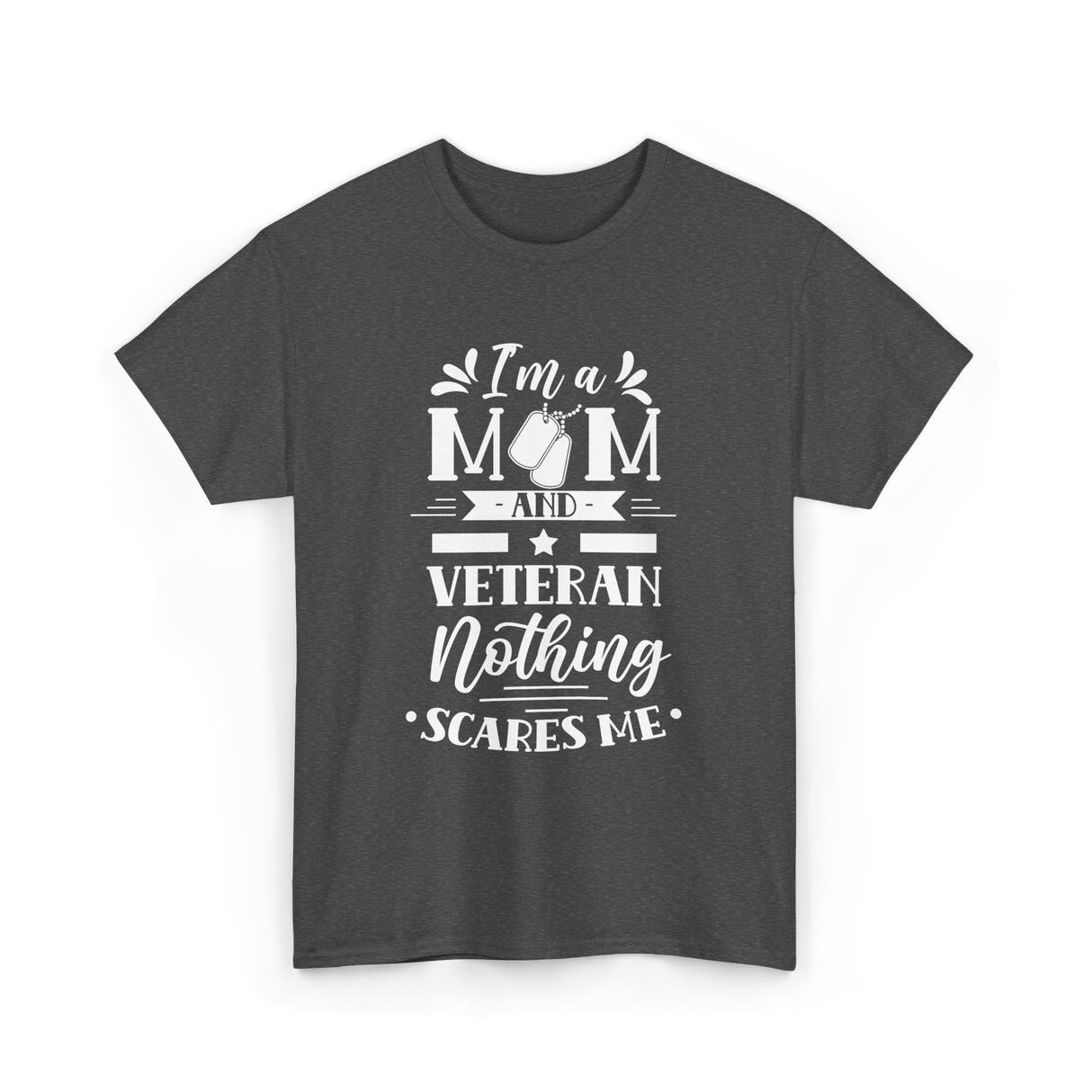 I'm A Mom Veteran Proud T-Shirt - Dark Heather