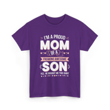 I'm A Proud Mom Son T-Shirt - Purple