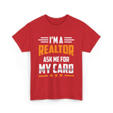 I'm A Realtor Real Estate Agent T-Shirt - Red