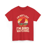 I'm Bird Watching Bird Watching T-Shirt - Red