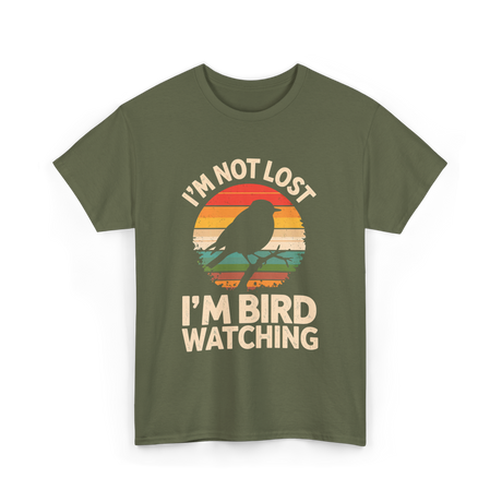 I'm Bird Watching Bird Watching T-Shirt - Military Green