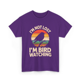 I'm Bird Watching Bird Watching T-Shirt - Purple