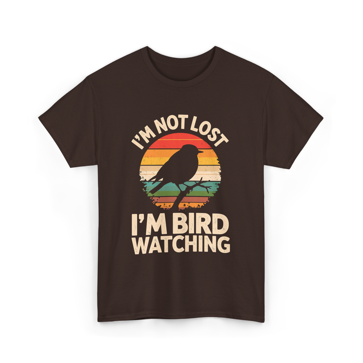 I'm Bird Watching Bird Watching T-Shirt - Dark Chocolate