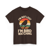 I'm Bird Watching Bird Watching T-Shirt - Dark Chocolate