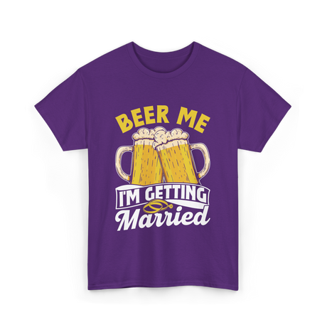 I'm Getting Married Groom T-Shirt - Purple