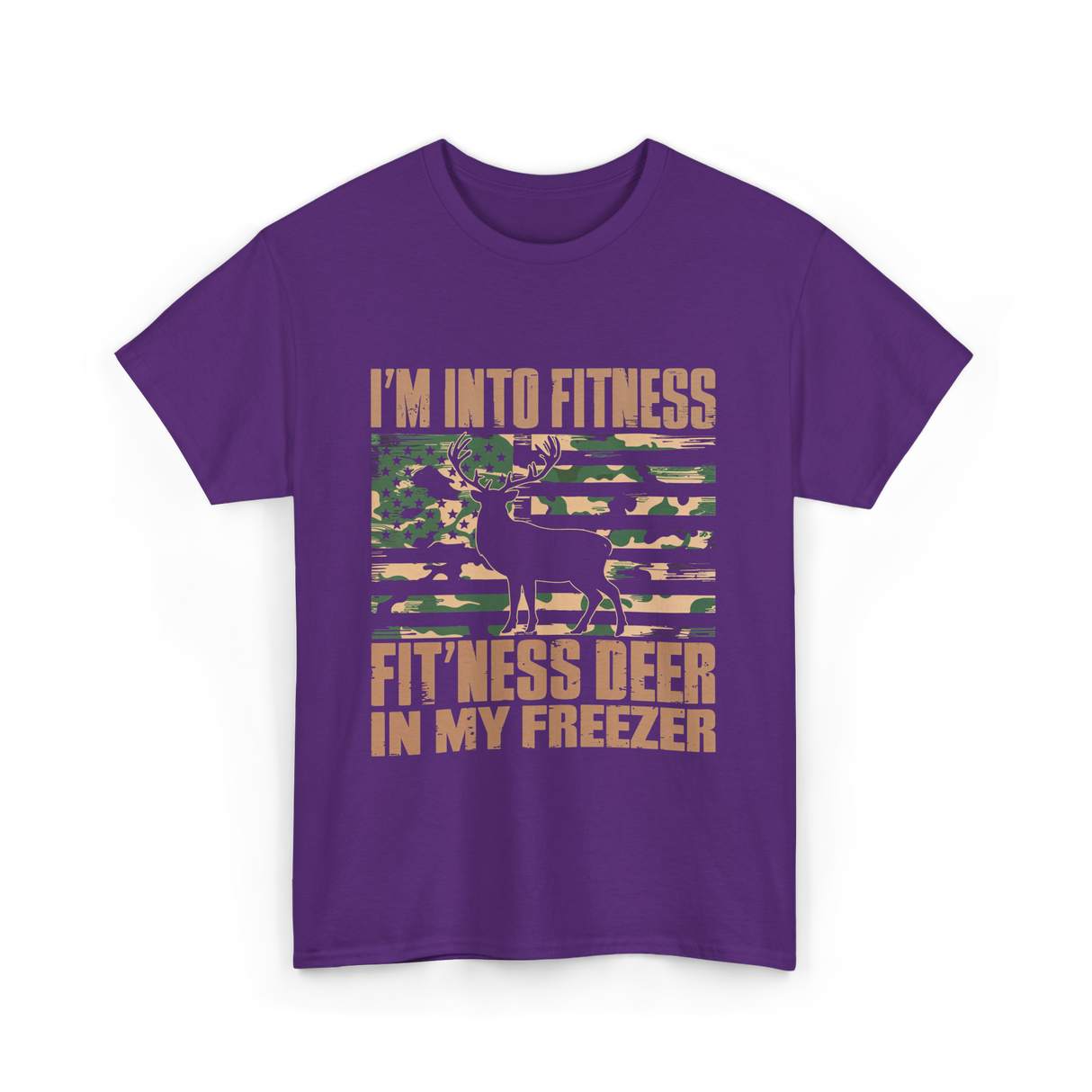 I'm Into Fitness Hunting T-Shirt - Purple