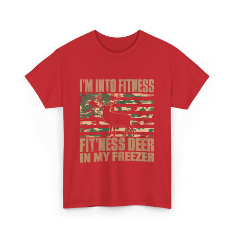 I'm Into Fitness Hunting T-Shirt - Red