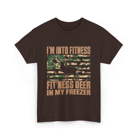 I'm Into Fitness Hunting T-Shirt - Dark Chocolate