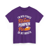 I’m Into Fitness Pumpkin Pie T-Shirt - Purple