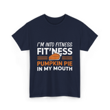 I'm Into Fitness Thanksgiving T-Shirt - Navy