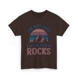 I'm Not Lost Rocks Geology T-Shirt - Dark Chocolate