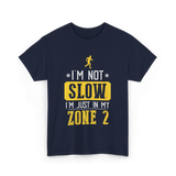 I'm Not Slow Zone 2 Running T-Shirt - Navy