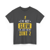 I'm Not Slow Zone 2 Running T-Shirt - Dark Heather