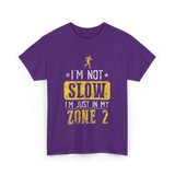 I'm Not Slow Zone 2 Training T-Shirt - Purple