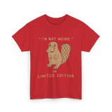 I'm Not Weird Limited Edition Platypus T-Shirt - Red