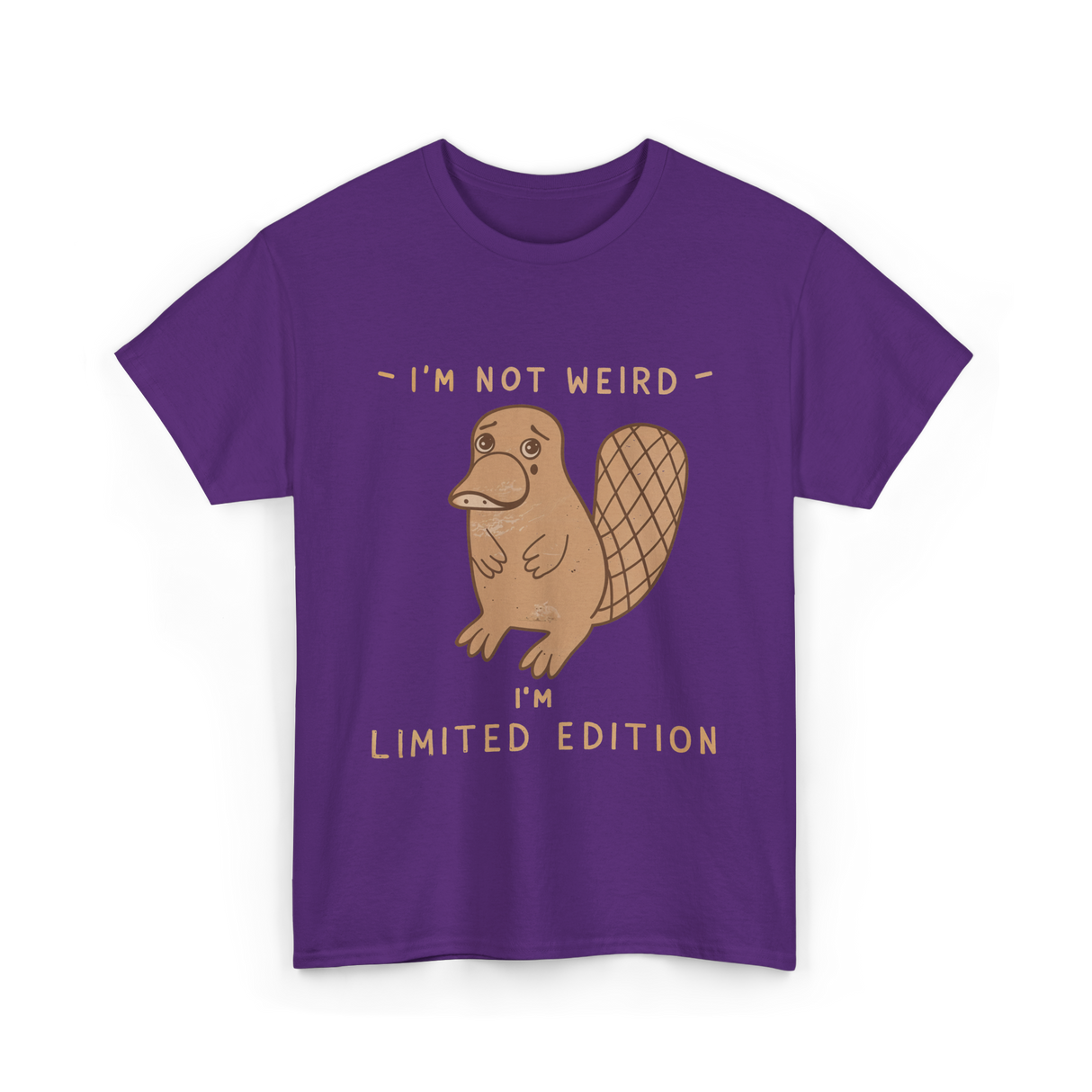 I'm Not Weird Limited Edition Platypus T-Shirt - Purple