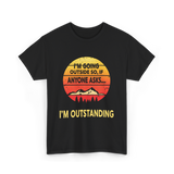 I'm Outstanding Outdoors Nature T-Shirt - Black