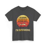 I'm Outstanding Outdoors Nature T-Shirt - Dark Heather