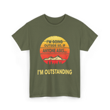 I'm Outstanding Outdoors Nature T-Shirt - Military Green