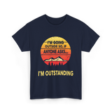 I'm Outstanding Outdoors Nature T-Shirt - Navy