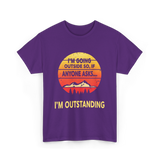 I'm Outstanding Outdoors Nature T-Shirt - Purple