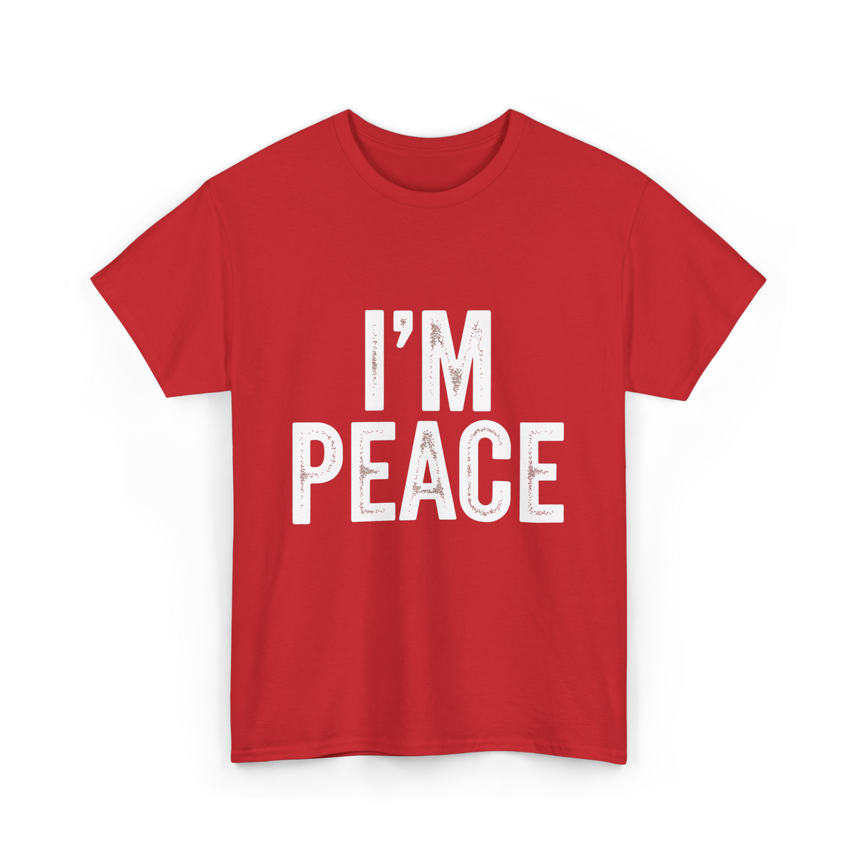 I'm Peace Peaceful T-Shirt - Red