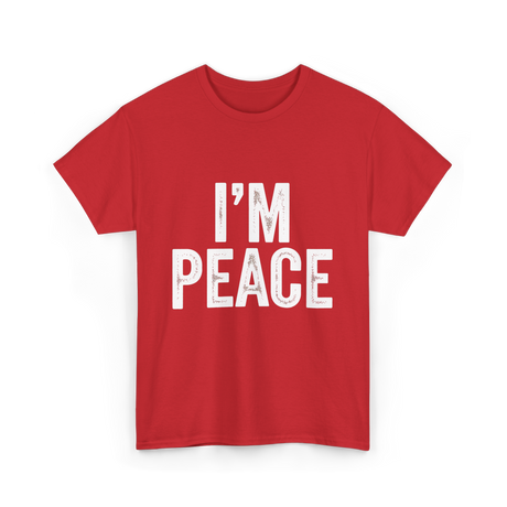 I'm Peace Peaceful T-Shirt - Red