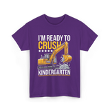 Im Ready To Crush Kindergarten Construction T-Shirt - Purple