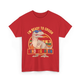 Im Ready To Crush Kindergarten Dinosaur T-Shirt - Red