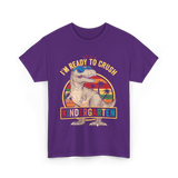 Im Ready To Crush Kindergarten Dinosaur T-Shirt - Purple