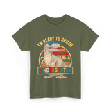 Im Ready To Crush Kindergarten Dinosaur T-Shirt - Military Green