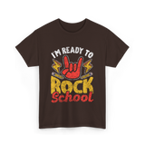 Im Ready To Rock School T-Shirt - Dark Chocolate