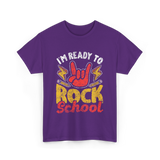 Im Ready To Rock School T-Shirt - Purple