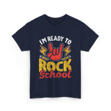 Im Ready To Rock School T-Shirt - Navy